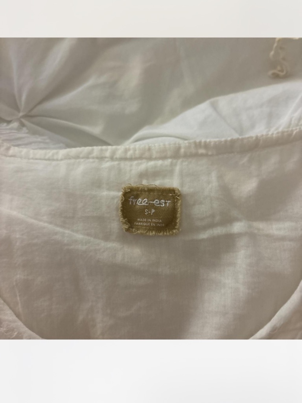 NWT Free People Darcy White Mini Dress - Picture 4 of 7